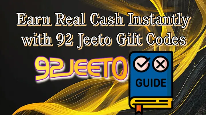 Earn Real Cash Instantly with 92 Jeeto Gift Codes – A Quick & Easy Guide